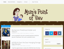 Tablet Screenshot of momspointofview.com